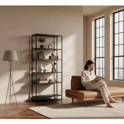 REGAŁ NA KSIĄŻKI METALOWE  RNK-130